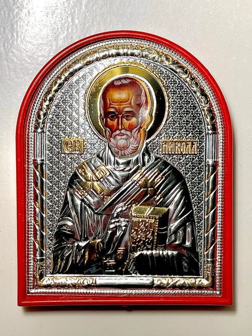St. Nicholas On Plastic Stand 2.25 x 3